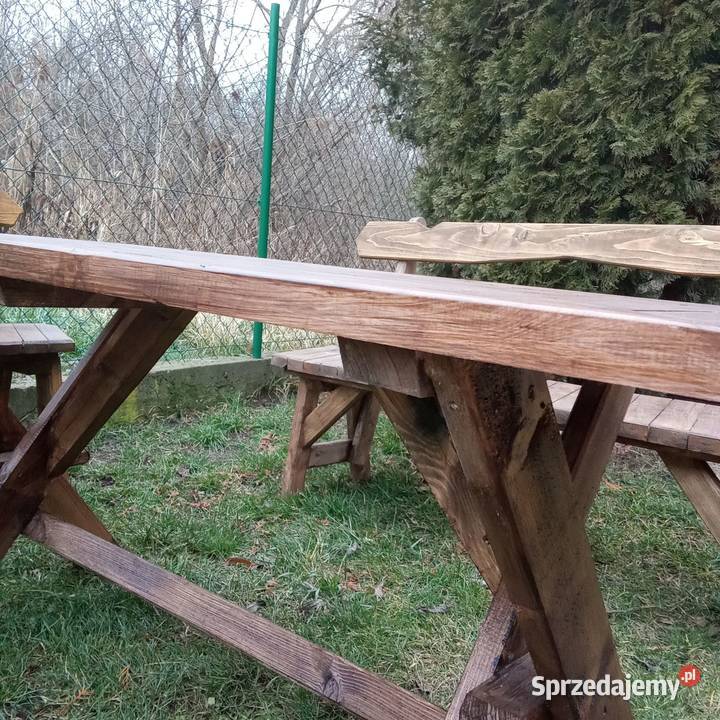 Stół ławki tarasowe ogrodowe Choroszcz