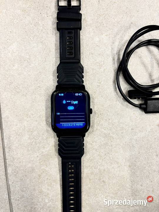 Smartwatch P66D 185 Bluetooth rozmowy tętno SpO2 Warszawa
