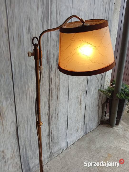 lampa podłogowa 253 mosiężna kujawsko-pomorskie Byczyna