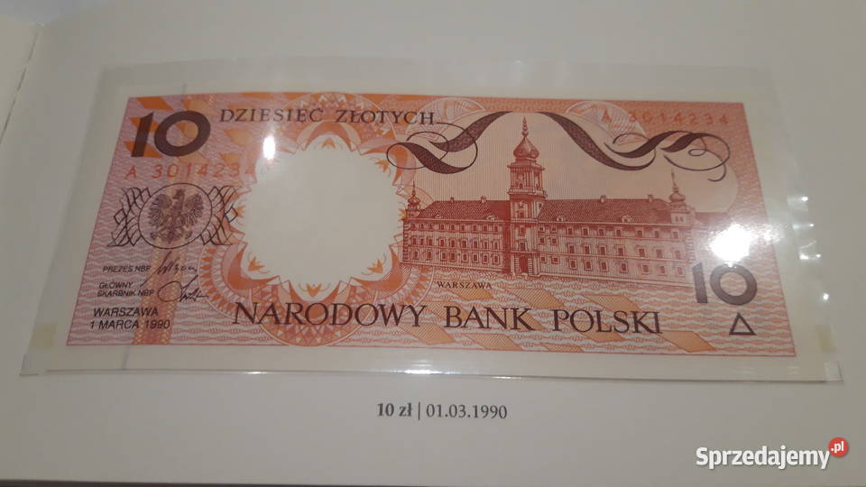 Album Banknoty Miasta Polskie PRL Dzierżoniów