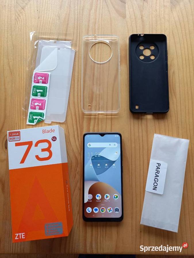 ZTE BLADE A73 5G 8GB 128GB 90Hz LTE 652 IDEALNY Lublin sprzedam