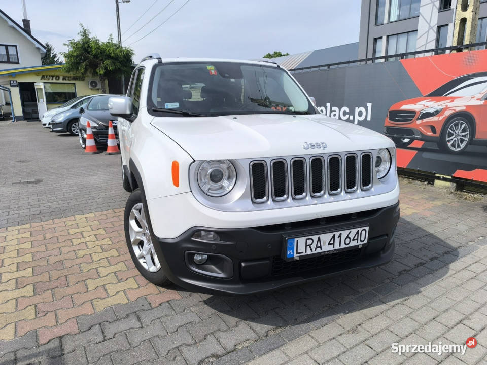 Jeep Renegade 14 Turbo 140 Limited Salon Polska asystent pasa ruchu lubelskie Łuków