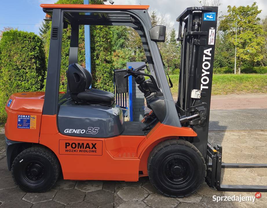 Wózek widłowy TOYOTA 7FDF25 diesel 25 T automat Oborniki