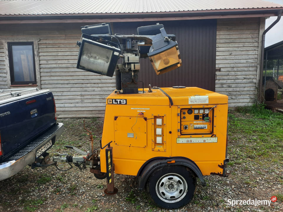 Agregat prądotwórczy JCB LT9 64 kW z wieża Rok produkcji 2012 sprzedam