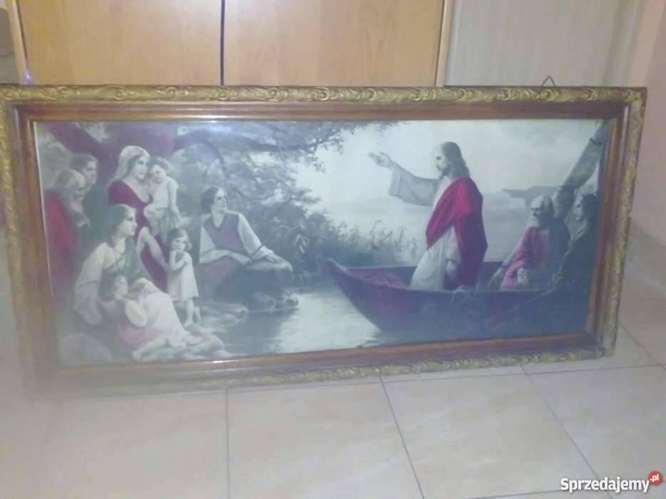 Sprzedam obraz jezus na łodzi giovanni Starachowice