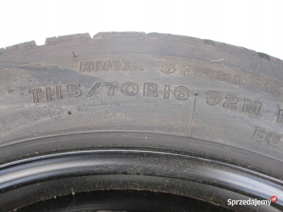 OPEL VECTRA C koło dojazdowe 1157016 92M 5x110