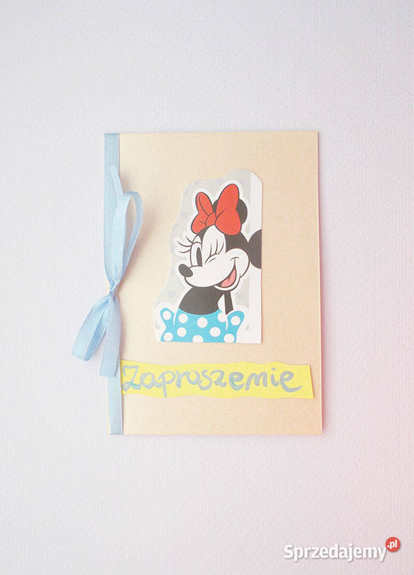 minnie zaproszenia c6bajkowe zaproszenia bez Bydgoszcz sprzedam