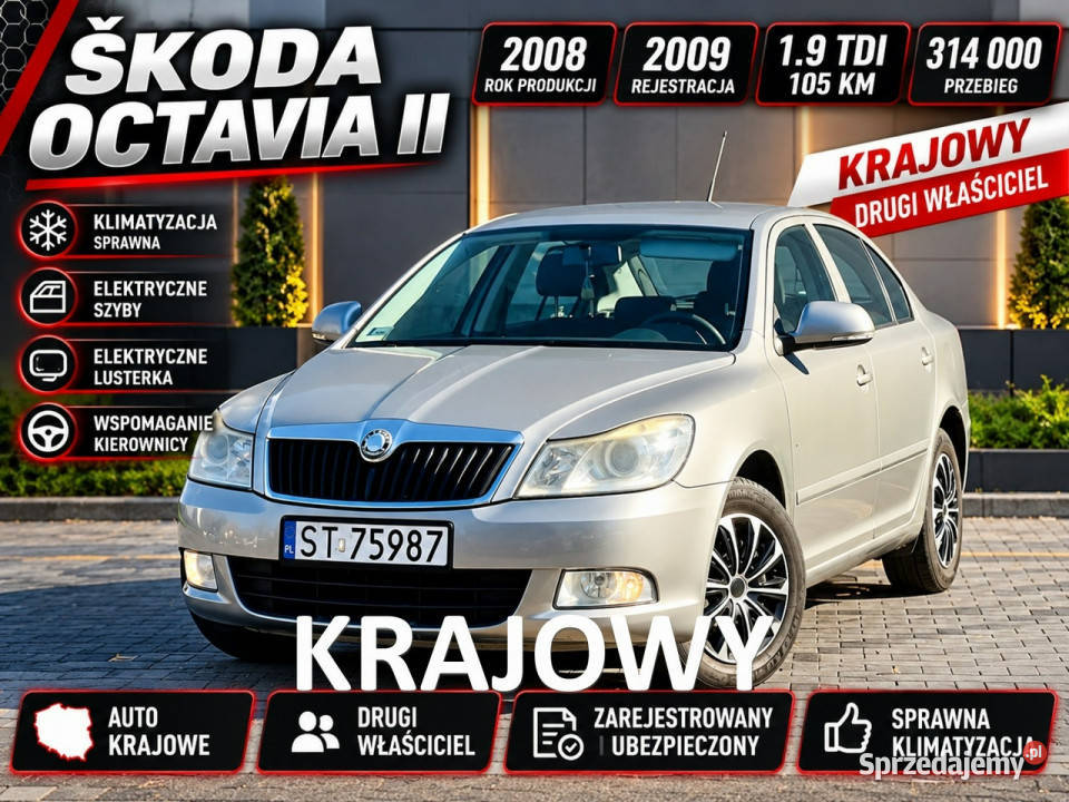 koda Octavia 19 tdi 105 II 20042013 Mikołów