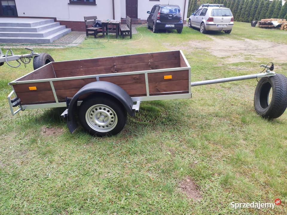 Przyczepka lekka zarejestrowana 600 DMC kujawsko-pomorskie Łąski Piec