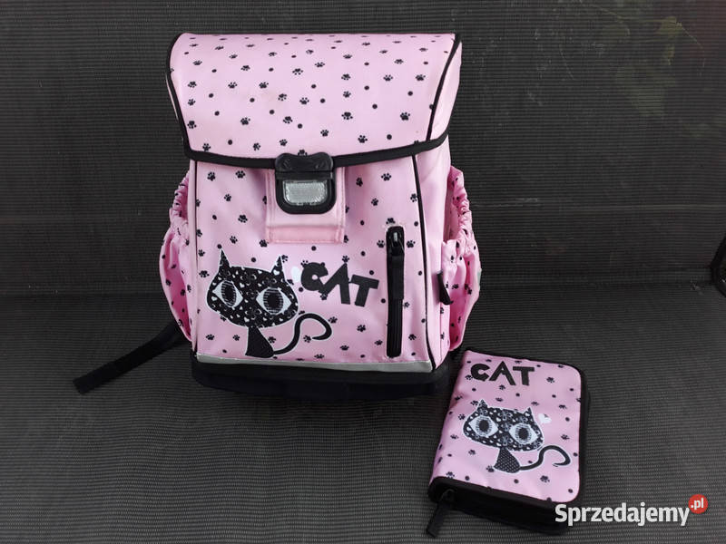 Tornister HAMA Black Cat piórnik Cat Sosnowiec sprzedam