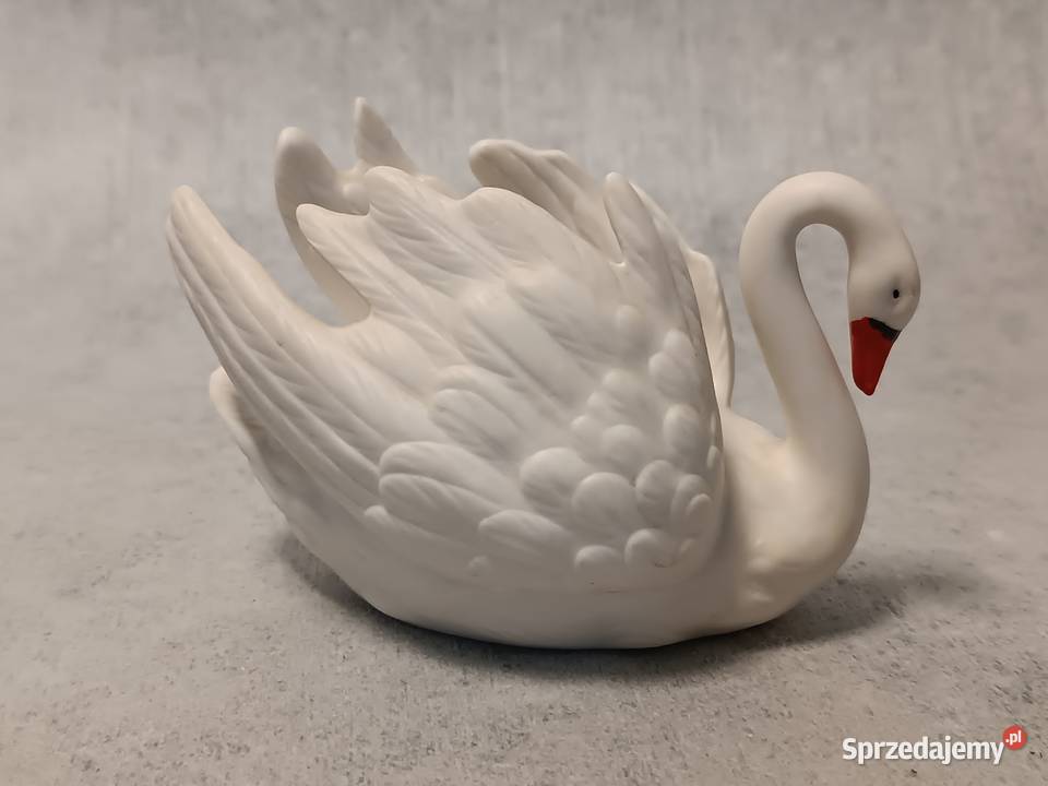 GOEBEL Porcelanowa Figurka Łabędź Biskwit W Dobrzany