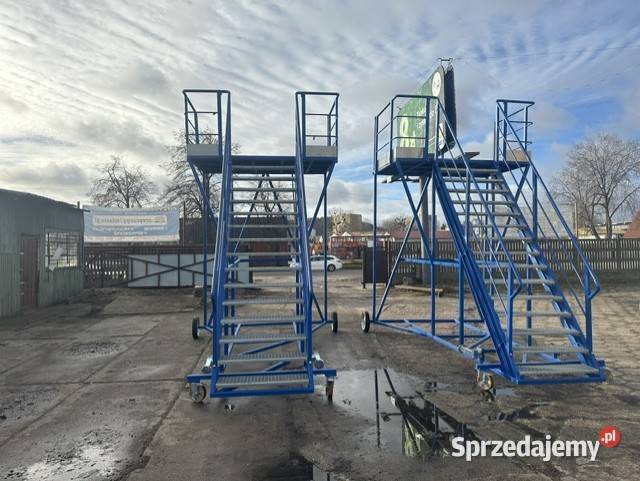 Schody mobilne stalowe ocynkowane producent Gdynia