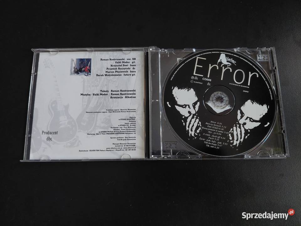 Alkatraz Error 1 wydanie 2001 DBC Wałbrzych