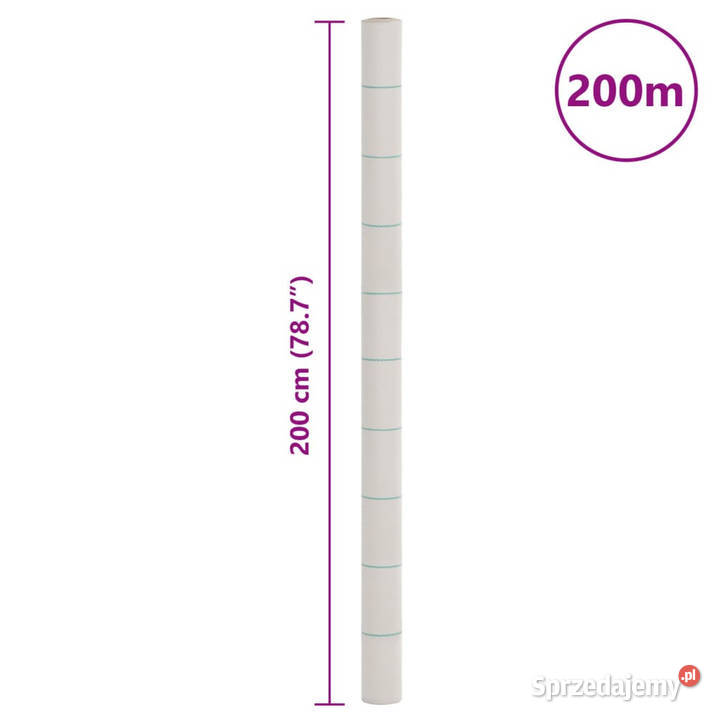 Agrowłóknina antychwastowa biała 2x200 m PP Pozostałe Warszawa sprzedam