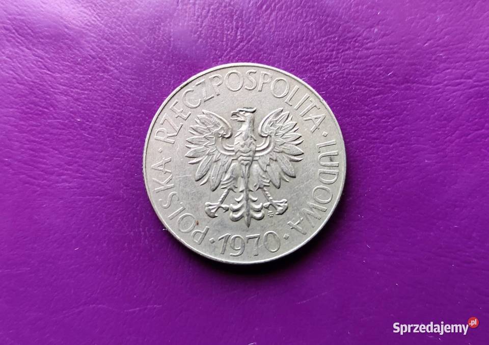 Moneta PRLu 10 ZŁOTYCH 1970 KOŚCIUSZKO Ładna 2 Pruszków