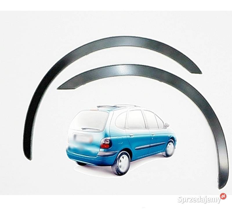 Renault Scenic nakładki na błotnik czarny mat 4 nadkola Ostrów Wielkopolski sprzedam