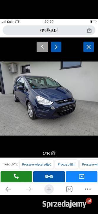 Ford s 20 tdci 2010 224000 2000cm3 Brzesko