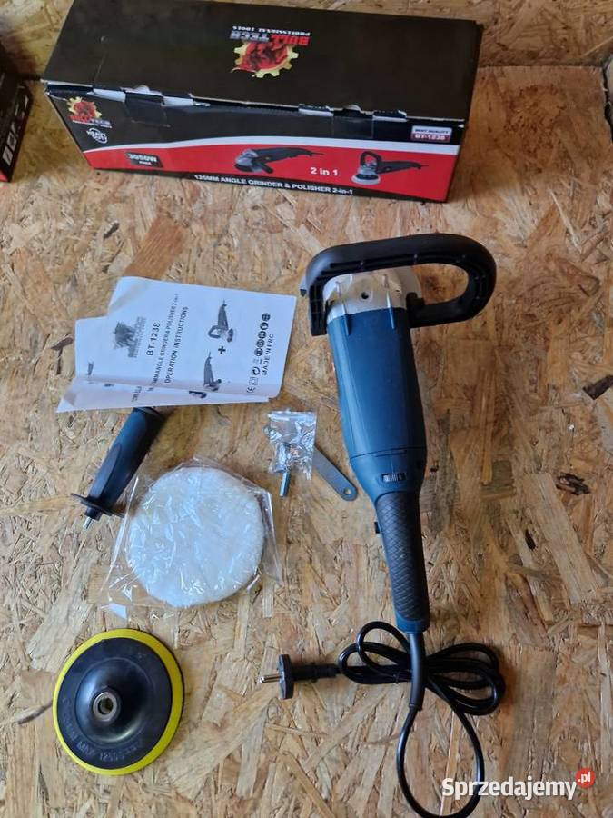 Szlifierka Polerka KĄTOWA 3050W 125mm Bull Tech wielkopolskie Głogowa