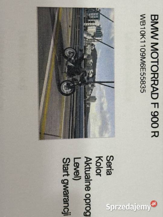 BMW F900R 900cm3 Łąck sprzedam