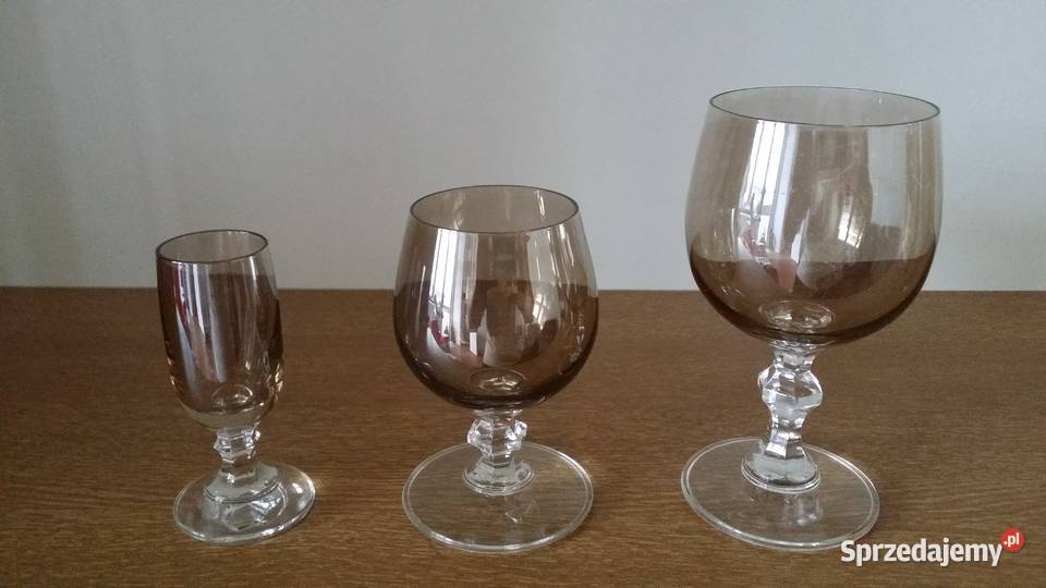 Komplet kieliszków i szklanek mazowieckie