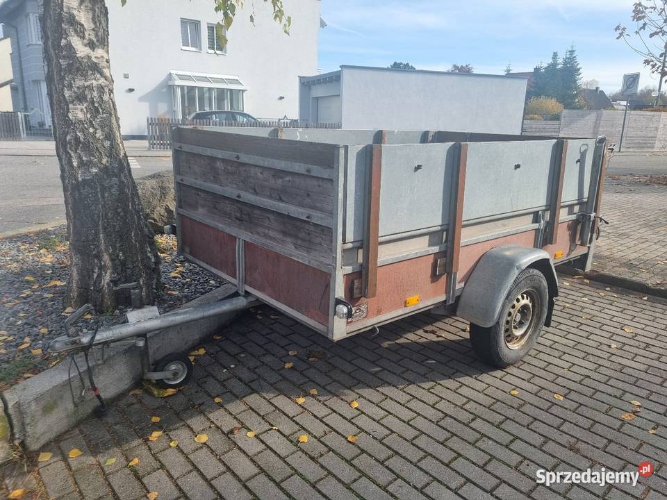 Przyczepa lekka SARIS 750 podwójne burty Przyczepy i naczepy Michniów