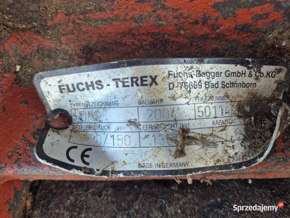 FUSCHS TETEX Koparka kolowa Przeladunkowa Warszawa