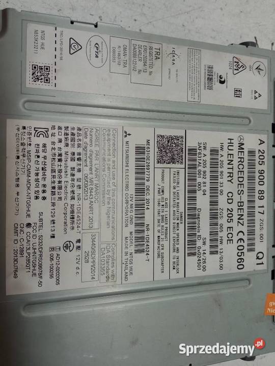 RADIO FABRYCZNE GSP A2059008917 MercedesBenz