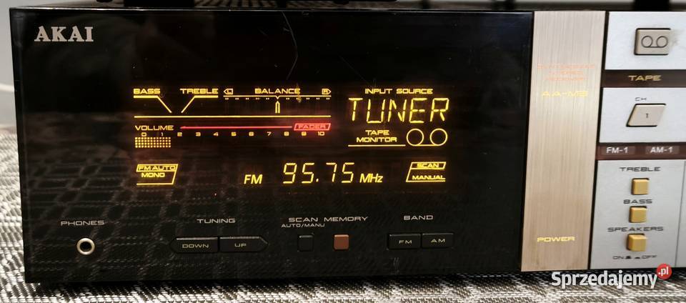 Amplituner vintage AKAI model AAM3 sprawdzony Piotrków Trybunalski
