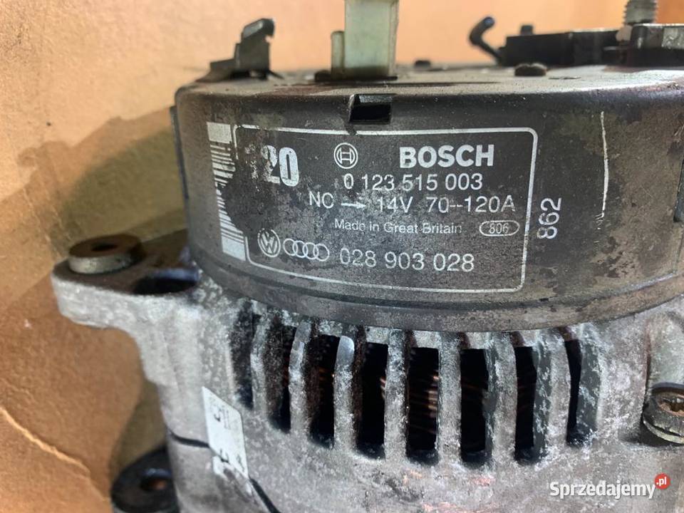 Alternator vw passat b5 19 tdi audi skoda układ elektryczny silnika Szczecin sprzedam