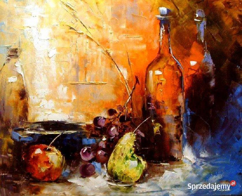 Kowalik Abstrakcja 3 50x40 obraz olejny mazowieckie Warszawa