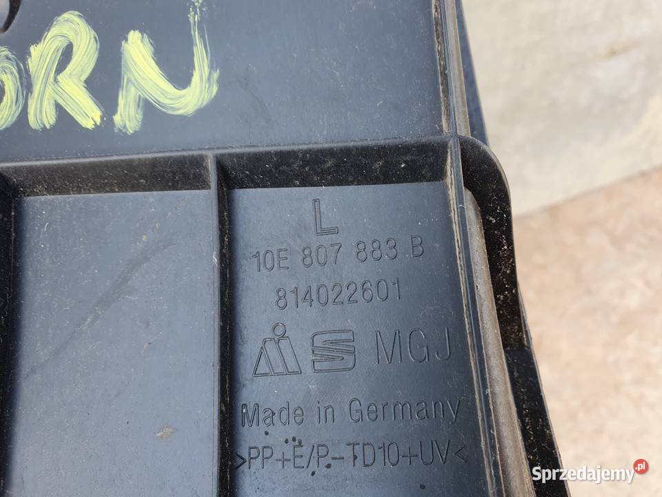 CUPRA BORN KRATKA LEWA ZDERZAKA PRZÓD 10E807883B Międzychód