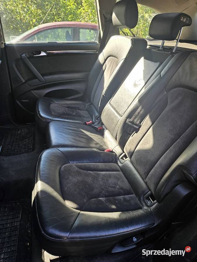 Fotele ankantara tapicerki audi Q7 Szymanów