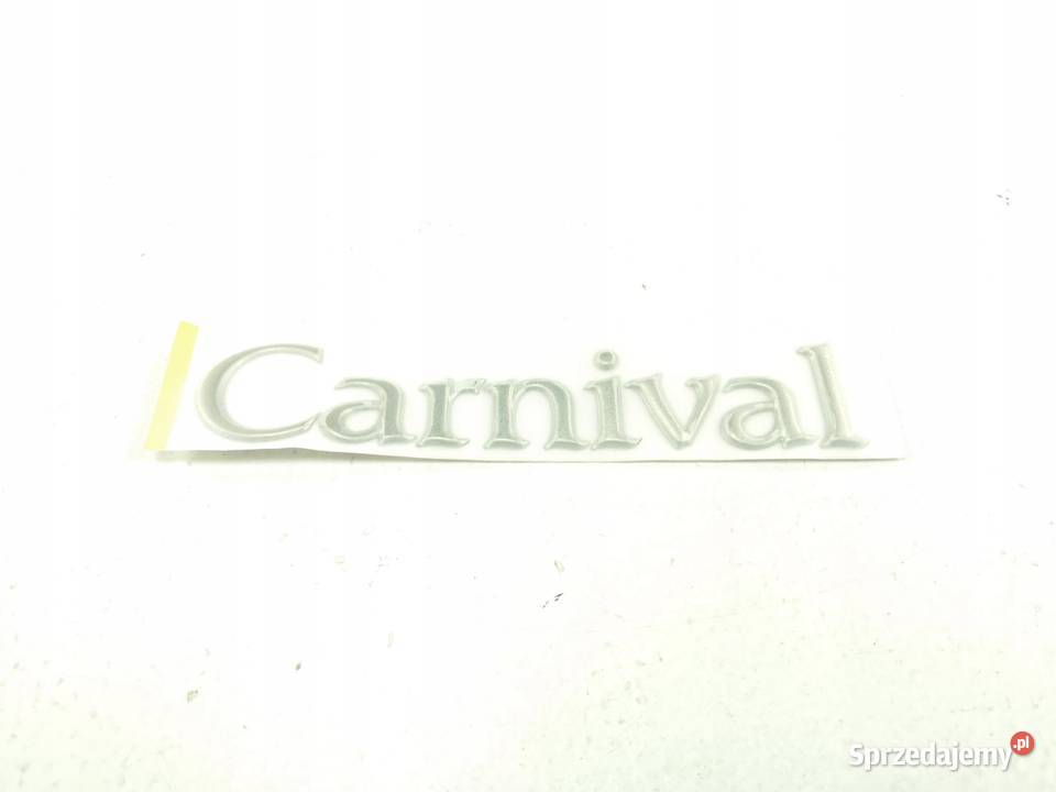 EMBLEMAT NAKLEJKA KLAPY KIA CARNIVAL 99 ORYGINAŁ