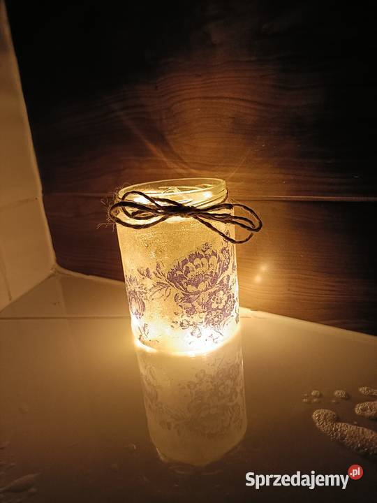 Rękodzieło Lampion Dequpage śląskie Piekary Śląskie