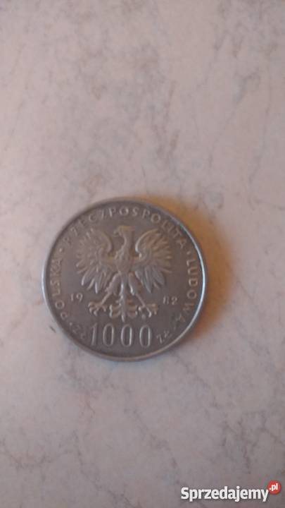 1000 Jan Paweł II 1982r SREBRO