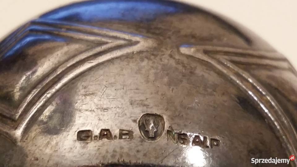 Serwetnik platerowany sygnowany GAB Kętrzyn