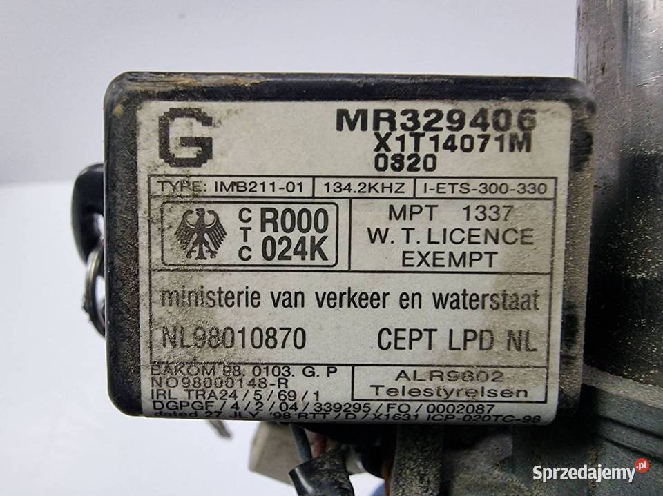 STACYJKA MITSUBISHI PAJERO III V80 MR329406 Lipno