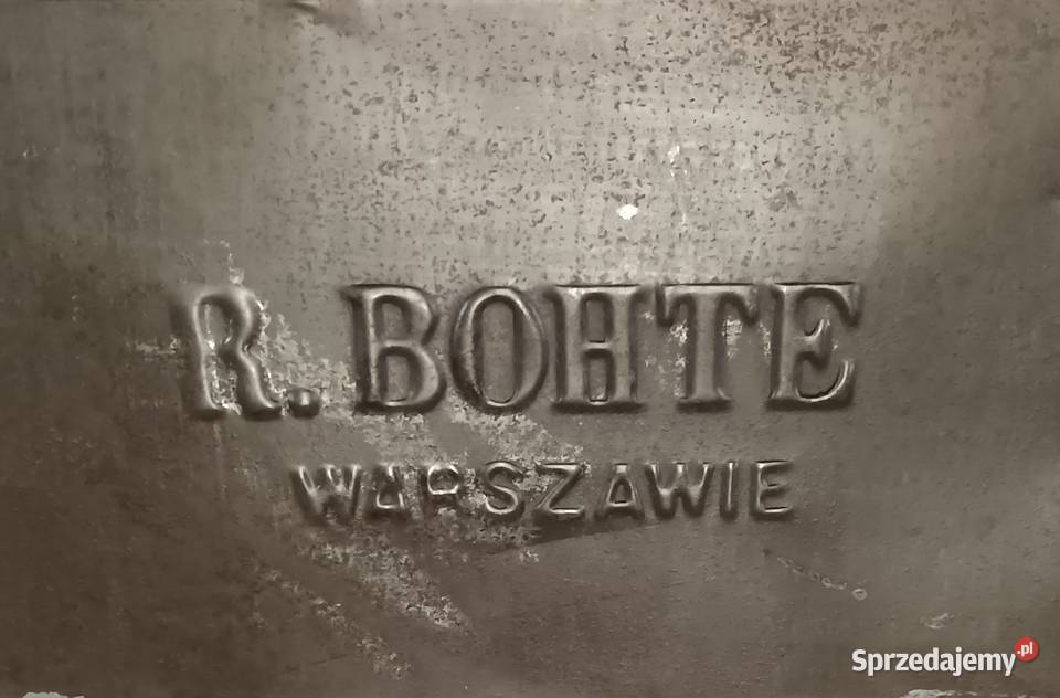Stara stuletnia kaseta bankowa R Bohte Warszawa Częstochowa