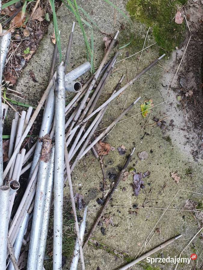 Rurki pręty wciskane ogrodowy stelaż namiotu Warszawa sprzedam