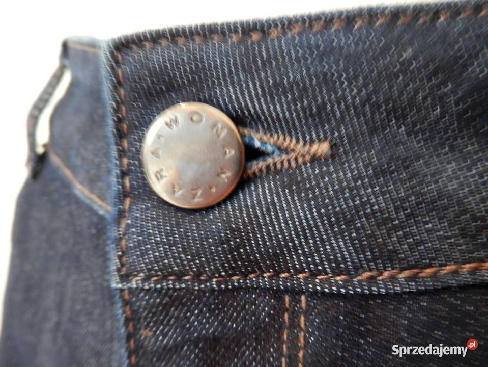 Spodnie Zara Dżinsy Jeansy Granatowe Klasyczne Łomża sprzedam