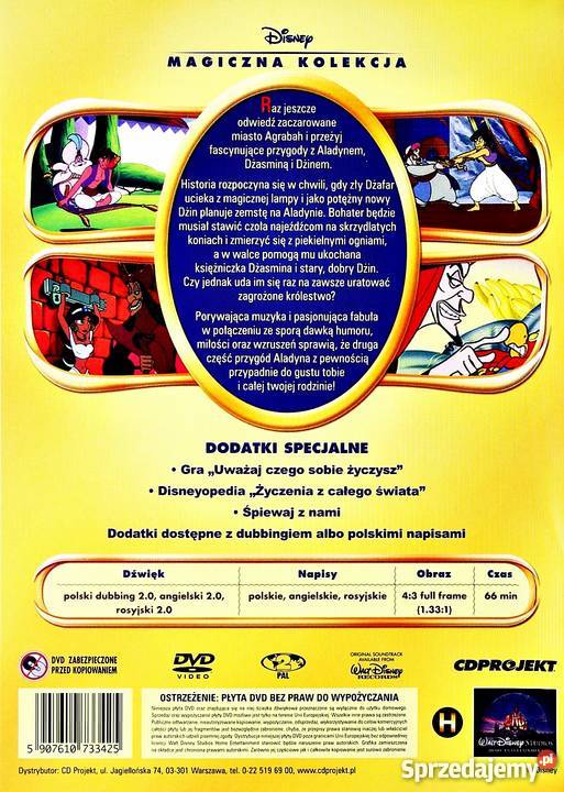 ALADYN TRYLOGIA MAGICZNA KOLEKCJA DISNEY Kalisz