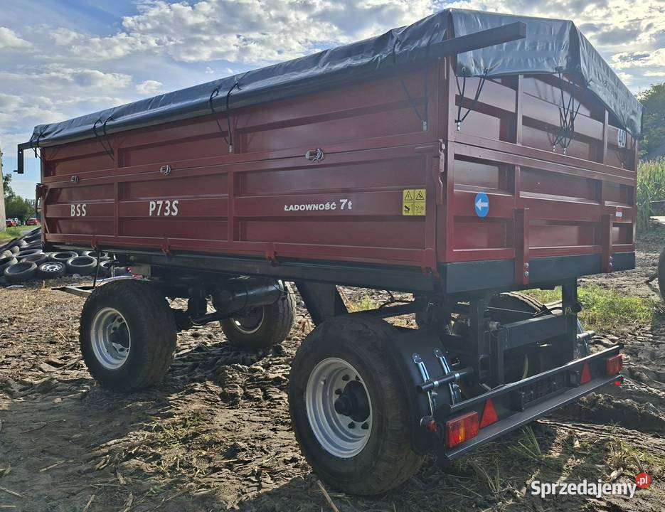 Przyczepa wywrotka BSS BRANDYS P73S hl 60118011 Przyczepy rolnicze Śmigiel