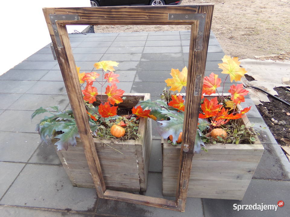 Rama okienna lustro aranżacja wnętrz 51x102 warmińsko-mazurskie