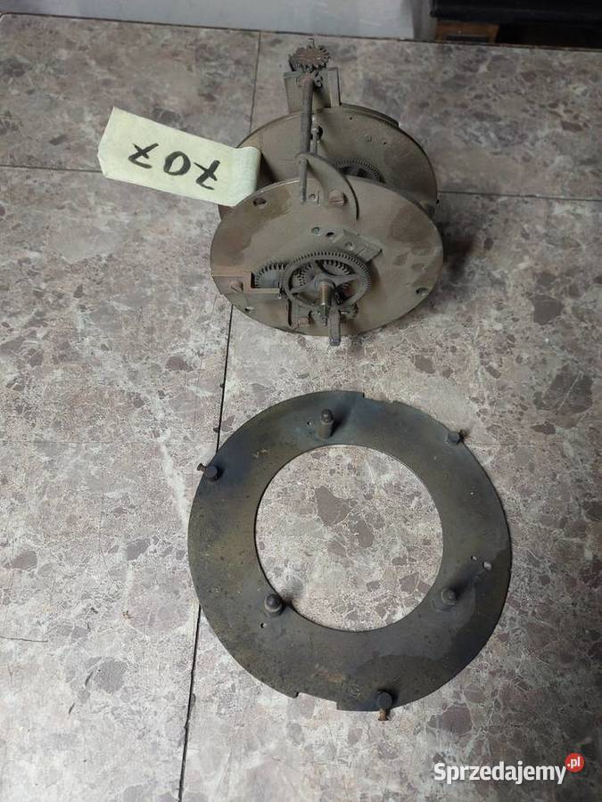 707 Mechanizm starego francuskiego zegara