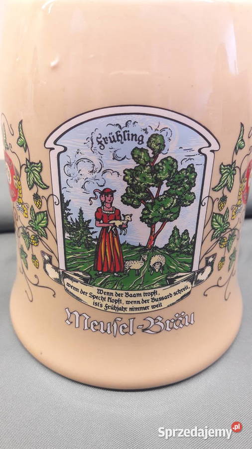 Kufel do piwa ceramiczny Meufel Brau Szklanki i kufle Głuchołazy