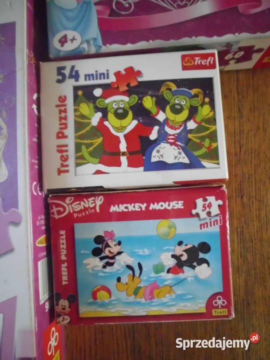 PUZZLE zestaw dziewczynki 9 księżniczki DISNEY pomorskie Starogard Gdański