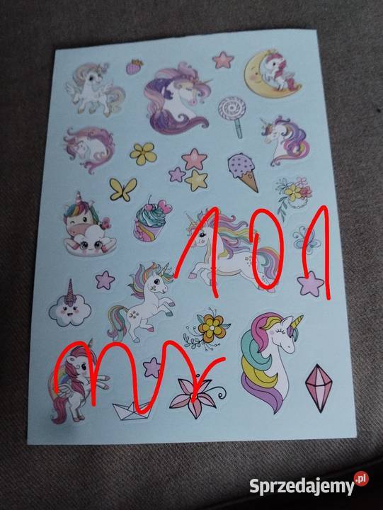 Naklejki jednorożce