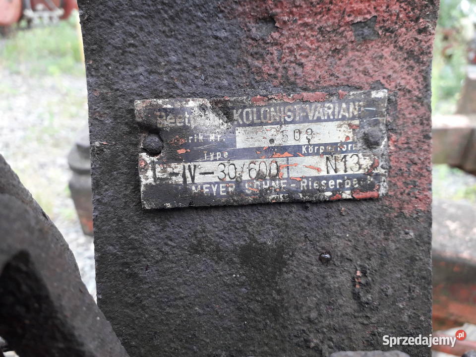 Pług zagonowy 31 Niemeyer świętokrzyskie Strawczynek