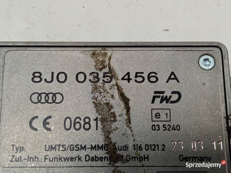 MODUŁ 8J0035456A WZMACNIACZ ANTENY 4F9035225A