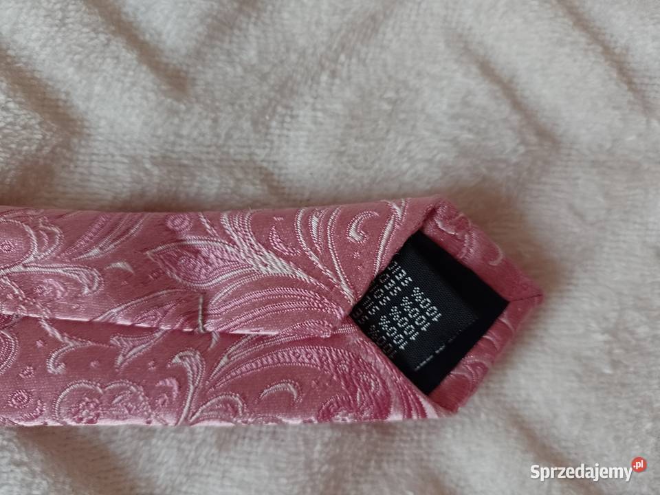 Landisun of HimalayaRóżowy krawat jedwabny ze Kraków